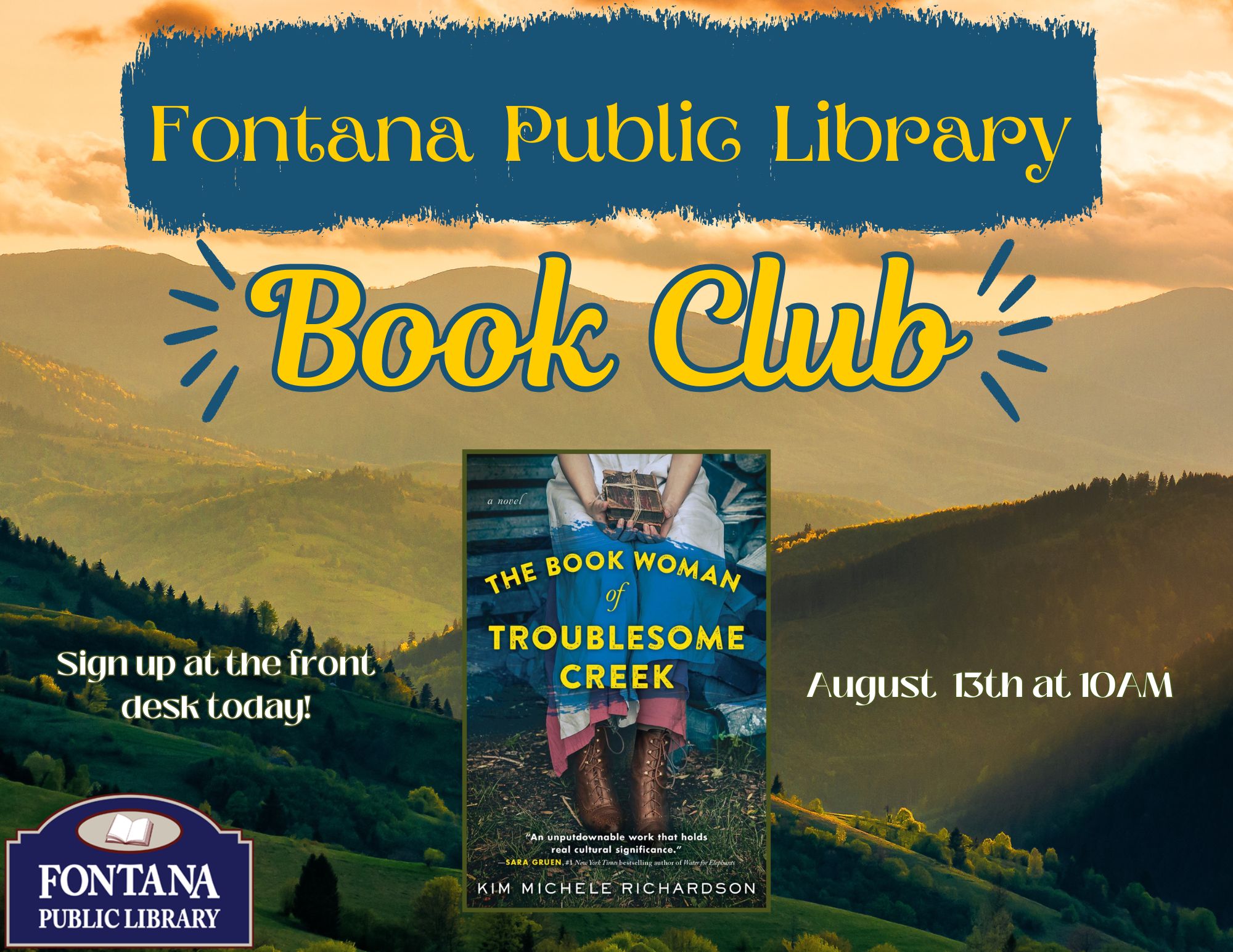 Fontana Book Club August 2025