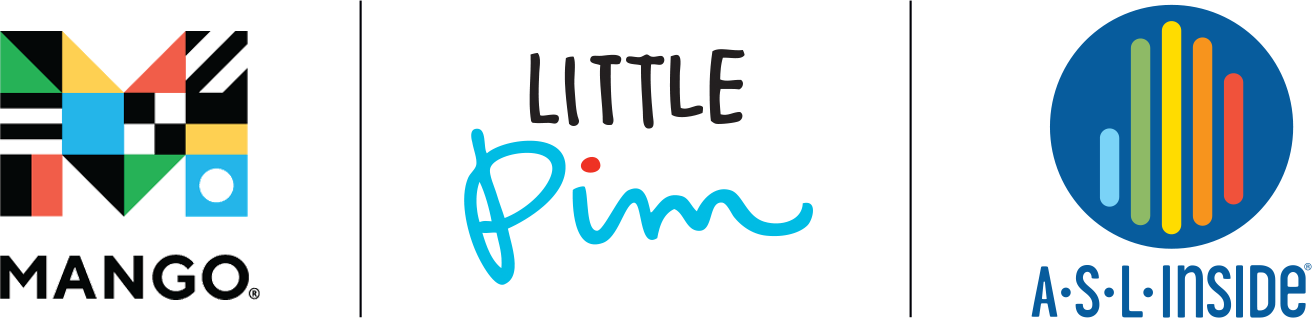 Mango Language Logo, Little Pim Logo, ASL Insider logo